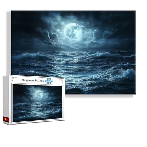 Puzzle 4000 Teile Ozean, Puzzle Erwachsene Anspruchsvoll Jigsaw Landschaft Groß XXL 140x87 cm, Klassische Impossible Jigsaw Art für Frauen Männer, Holzpuzzle für Deko Wohnzimmer, Geschenke Ostern J-0 von Zhngzoyn