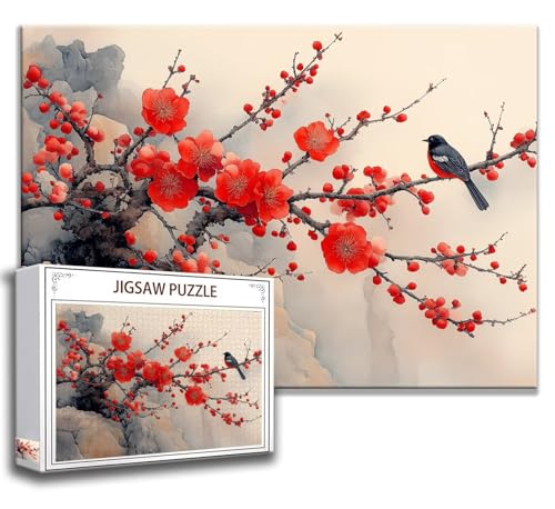 Puzzle 500 Teile Baum Puzzle Erwachsene Anspruchsvoll, Holzpuzzle Jigsaw Puzzle Vogel Puzzle Groß 52 x 38 cm Impossible Puzzle für Männer, Klassische Puzzles für Erwachsene Frauen, ältere Menschen T-5 Puzzle 500 Teile Baum Puzzle Erwachsene Anspruchsvoll, Holzpuzzle Jigsaw Puzzle Vogel Puzzle Groß 52 x 38 cm Impossible Puzzle für Männer, Klassische Puzzles für Erwachsene Frauen, ältere Menschen T-5 von Zhngzoyn