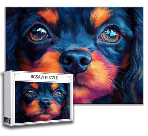 Puzzle 500 Teile Hund Puzzle Erwachsene Anspruchsvoll, Holzpuzzle Jigsaw Puzzle Tier Puzzle Groß 52 x 38 cm Impossible Puzzle für Männer, Klassische Puzzles für Erwachsene Frauen, ältere Menschen F-4 Puzzle 500 Teile Hund Puzzle Erwachsene Anspruchsvoll, Holzpuzzle Jigsaw Puzzle Tier Puzzle Groß 52 x 38 cm Impossible Puzzle für Männer, Klassische Puzzles für Erwachsene Frauen, ältere Menschen F-4 von Zhngzoyn
