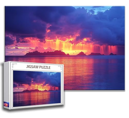 Puzzle 500 Teile Landschaft Puzzle Erwachsene Anspruchsvoll, Holzpuzzle Jigsaw Puzzle Ozean Puzzle Groß 52 x 38 cm Impossible Puzzle für Männer, Puzzles für Erwachsene Frauen, ältere Menschen V-3 Puzzle 500 Teile Landschaft Puzzle Erwachsene Anspruchsvoll, Holzpuzzle Jigsaw Puzzle Ozean Puzzle Groß 52 x 38 cm Impossible Puzzle für Männer, Puzzles für Erwachsene Frauen, ältere Menschen V-3 von Zhngzoyn