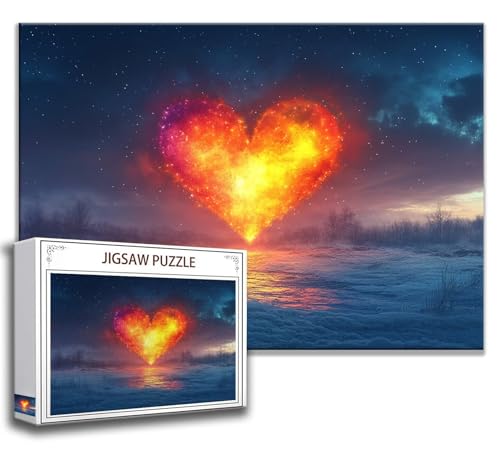 Puzzle 500 Teile Liebe Puzzle Erwachsene Anspruchsvoll, Holzpuzzle Jigsaw Puzzle Winter Puzzle Groß 52x38 cm Impossible Puzzle für Männer, Klassische Puzzles für Erwachsene Frauen, ältere Menschen O-1 Puzzle 500 Teile Liebe Puzzle Erwachsene Anspruchsvoll, Holzpuzzle Jigsaw Puzzle Winter Puzzle Groß 52x38 cm Impossible Puzzle für Männer, Klassische Puzzles für Erwachsene Frauen, ältere Menschen O-1 von Zhngzoyn