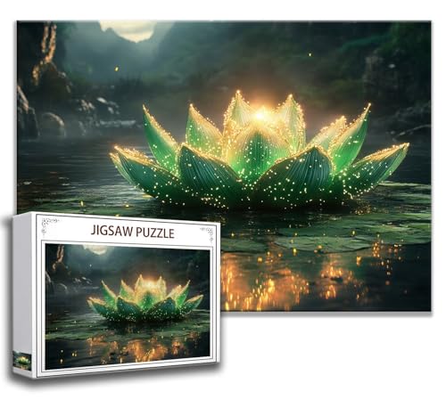 Puzzle 500 Teile Lotus Puzzle Erwachsene Anspruchsvoll, Holzpuzzle Jigsaw Puzzle Traum Puzzle Groß 52x38 cm Impossible Puzzle für Männer, Klassische Puzzles für Erwachsene Frauen, ältere Menschen B-1 Puzzle 500 Teile Lotus Puzzle Erwachsene Anspruchsvoll, Holzpuzzle Jigsaw Puzzle Traum Puzzle Groß 52x38 cm Impossible Puzzle für Männer, Klassische Puzzles für Erwachsene Frauen, ältere Menschen B-1 von Zhngzoyn