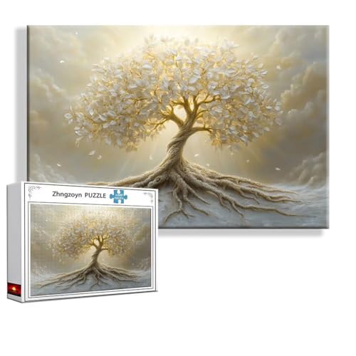 Puzzle 5000 Teile Baum, Puzzle Erwachsene Anspruchsvoll Jigsaw Landschaft Groß XXL 156x105 cm, Klassische Impossible Jigsaw Art für Frauen Männer, Holzpuzzle für Deko Wohnzimmer, Geschenke Ostern T-3 Puzzle 5000 Teile Baum, Puzzle Erwachsene Anspruchsvoll Jigsaw Landschaft Groß XXL 156x105 cm, Klassische Impossible Jigsaw Art für Frauen Männer, Holzpuzzle für Deko Wohnzimmer, Geschenke Ostern T-3 von Zhngzoyn