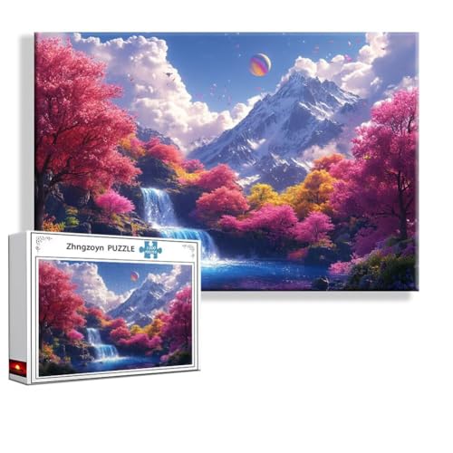 Puzzle 5000 Teile Fallen, Puzzle Erwachsene Anspruchsvoll Jigsaw Landschaft Groß XXL 156x105 cm, Klassische Impossible Jigsaw Art für Frauen Männer, Holzpuzzle für Deko Wohnzimmer Geschenke H-3 Puzzle 5000 Teile Fallen, Puzzle Erwachsene Anspruchsvoll Jigsaw Landschaft Groß XXL 156x105 cm, Klassische Impossible Jigsaw Art für Frauen Männer, Holzpuzzle für Deko Wohnzimmer Geschenke H-3 von Zhngzoyn