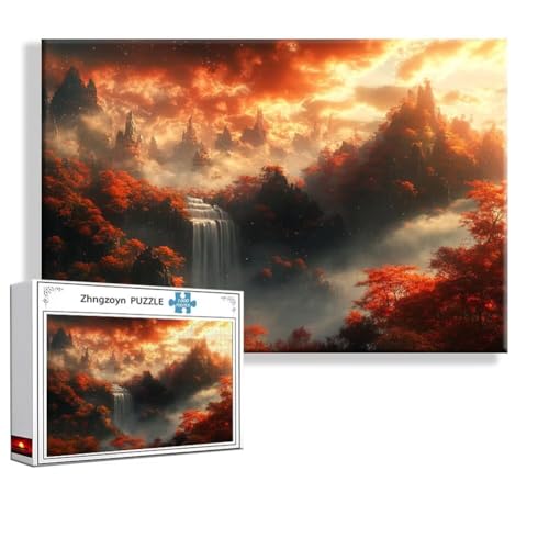 Puzzle 5000 Teile Fallen, Puzzle Erwachsene Anspruchsvoll Jigsaw Natur Groß XXL 156x105 cm, Klassische Impossible Jigsaw Art für Frauen Männer, Holzpuzzle für Deko Wohnzimmer, Geschenke zu Ostern O-1 Puzzle 5000 Teile Fallen, Puzzle Erwachsene Anspruchsvoll Jigsaw Natur Groß XXL 156x105 cm, Klassische Impossible Jigsaw Art für Frauen Männer, Holzpuzzle für Deko Wohnzimmer, Geschenke zu Ostern O-1 von Zhngzoyn
