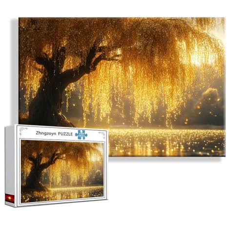 Puzzle 5000 Teile Landschaft, Puzzle Erwachsene Anspruchsvoll Jigsaw Baum Groß XXL 156x105 cm, Klassische Impossible Jigsaw Art für Frauen Männer, Holzpuzzle für Deko Wohnzimmer, Geschenke Ostern J-3 von Zhngzoyn