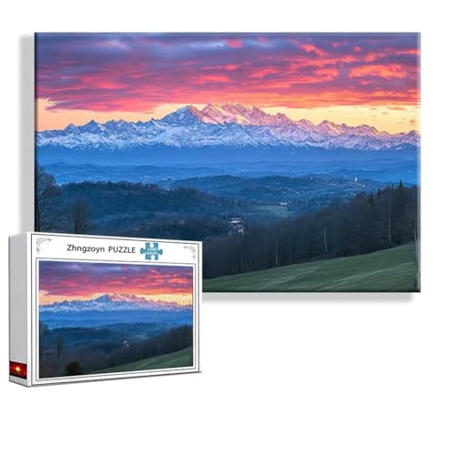 Puzzle 5000 Teile Landschaft, Puzzle Erwachsene Anspruchsvoll Jigsaw Berg Groß XXL 156x105 cm, Klassische Impossible Jigsaw Art für Frauen Männer, Holzpuzzle für Deko Wohnzimmer, Geschenke Ostern L-6 Puzzle 5000 Teile Landschaft, Puzzle Erwachsene Anspruchsvoll Jigsaw Berg Groß XXL 156x105 cm, Klassische Impossible Jigsaw Art für Frauen Männer, Holzpuzzle für Deko Wohnzimmer, Geschenke Ostern L-6 von Zhngzoyn