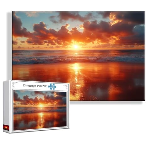 Puzzle 5000 Teile Landschaft, Puzzle Erwachsene Anspruchsvoll Jigsaw Ozean Groß XXL 156x105 cm, Klassische Impossible Jigsaw art für Frauen Männer, Holzpuzzle für Deko Wohnzimmer, Geschenke Ostern F-4 von Zhngzoyn