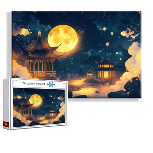 Puzzle 5000 Teile Landschaft, Puzzle Erwachsene Anspruchsvoll Jigsaw Sonnenuntergang Groß XXL 156 x 105 cm, Klassische Impossible Jigsaw Art für Frauen Männer, Holzpuzzle für Deko Wohnzimmer L-3 Puzzle 5000 Teile Landschaft, Puzzle Erwachsene Anspruchsvoll Jigsaw Sonnenuntergang Groß XXL 156 x 105 cm, Klassische Impossible Jigsaw Art für Frauen Männer, Holzpuzzle für Deko Wohnzimmer L-3 von Zhngzoyn