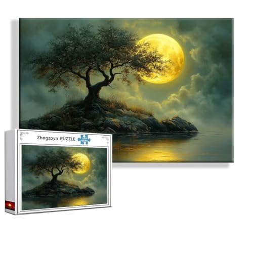 Puzzle 5000 Teile Mond, Puzzle Erwachsene Anspruchsvoll Jigsaw Landschaft Groß XXL 156x105 cm, Klassische Impossible Jigsaw Art für Frauen Männer, Holzpuzzle für Deko Wohnzimmer, Geschenke Ostern P-4 Puzzle 5000 Teile Mond, Puzzle Erwachsene Anspruchsvoll Jigsaw Landschaft Groß XXL 156x105 cm, Klassische Impossible Jigsaw Art für Frauen Männer, Holzpuzzle für Deko Wohnzimmer, Geschenke Ostern P-4 von Zhngzoyn