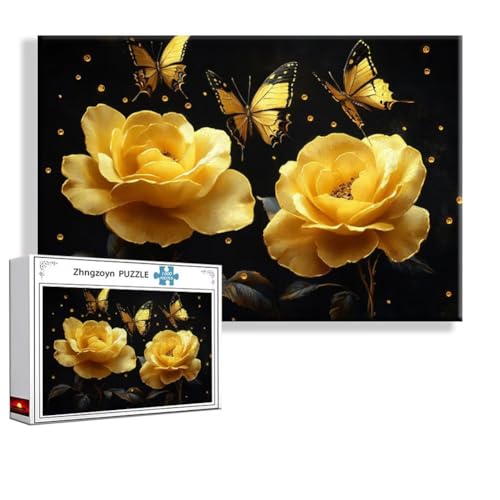 Puzzle 5000 Teile Schmetterling, Puzzle Erwachsene Anspruchsvoll Jigsaw Blume Groß XXL 156x105 cm, Klassische Impossible Jigsaw Art für Frauen Männer, Holzpuzzle für Deko Wohnzimmer Geschenke A-5 Puzzle 5000 Teile Schmetterling, Puzzle Erwachsene Anspruchsvoll Jigsaw Blume Groß XXL 156x105 cm, Klassische Impossible Jigsaw Art für Frauen Männer, Holzpuzzle für Deko Wohnzimmer Geschenke A-5 von Zhngzoyn