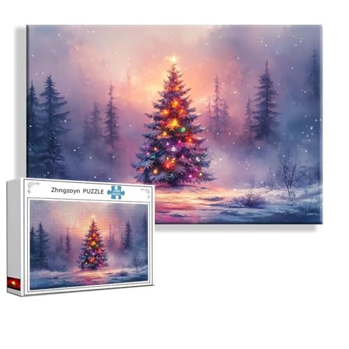Puzzle 5000 Teile Weihnachten, Puzzle Erwachsene Anspruchsvoll Jigsaw Landschaft Groß XXL 156x105 cm, Klassische Impossible Jigsaw Art für Frauen Männer, Holzpuzzle für Deko Wohnzimmer Geschenke H-6 Puzzle 5000 Teile Weihnachten, Puzzle Erwachsene Anspruchsvoll Jigsaw Landschaft Groß XXL 156x105 cm, Klassische Impossible Jigsaw Art für Frauen Männer, Holzpuzzle für Deko Wohnzimmer Geschenke H-6 von Zhngzoyn
