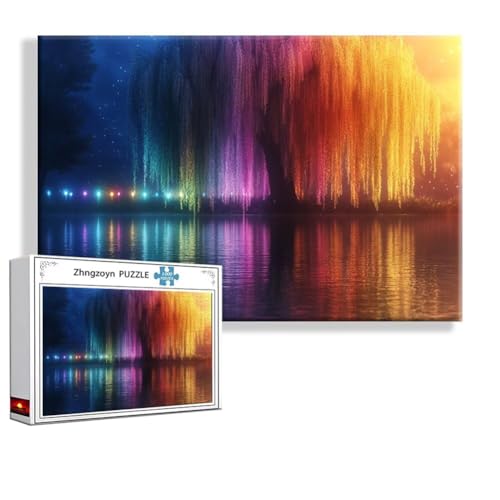 Puzzle Baum Landschaft 4000 Teile Groß XXL 140 x 87 cm, Jigsaw Art Impossible Erwachsene Anspruchsvoll, Klassische Jigsaw Erwachsene, Junge, Mädchen, Geschicklichkeitsspiel für Die Ganze Familie T-7 Puzzle Baum Landschaft 4000 Teile Groß XXL 140 x 87 cm, Jigsaw Art Impossible Erwachsene Anspruchsvoll, Klassische Jigsaw Erwachsene, Junge, Mädchen, Geschicklichkeitsspiel für Die Ganze Familie T-7 von Zhngzoyn