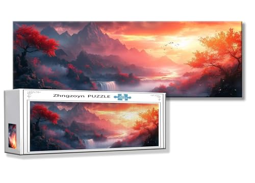 Puzzle Berg 900 Teile Fallen Puzzle Erwachsene Anspruchsvoll Groß XXL 87 x 34 cm Jigsaw Panorama, 2025 Impossible Jigsaw, Klassische Holzpuzzle für Erwachsene Männer, Frauen, ältere Menschen W-9 Puzzle Berg 900 Teile Fallen Puzzle Erwachsene Anspruchsvoll Groß XXL 87 x 34 cm Jigsaw Panorama, 2025 Impossible Jigsaw, Klassische Holzpuzzle für Erwachsene Männer, Frauen, ältere Menschen W-9 von Zhngzoyn