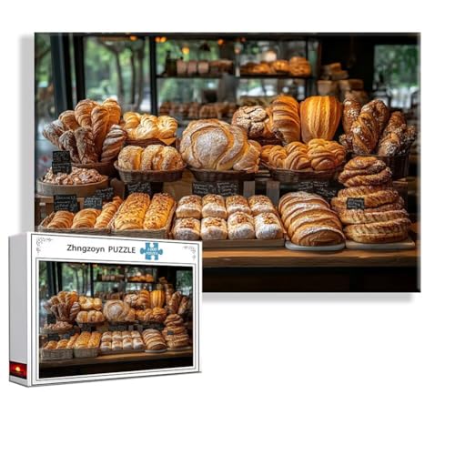Puzzle Brot Landschaft 2000 Teile Groß XXL 100 x 70 cm, Jigsaw Art Impossible Erwachsene Anspruchsvoll, Klassische Jigsaw Erwachsene, Junge, Mädchen, Geschicklichkeitsspiel für Die Ganze Familie R-1 von Zhngzoyn