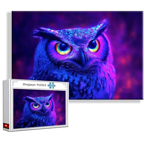 Puzzle Eule Tier 2000 Teile Groß XXL 100 x 70 cm, Jigsaw Art Impossible Erwachsene Anspruchsvoll, DIY Klassische Jigsaw Erwachsene, Junge, Mädchen, Geschicklichkeitsspiel für Die Ganze Familie K-3 Puzzle Eule Tier 2000 Teile Groß XXL 100 x 70 cm, Jigsaw Art Impossible Erwachsene Anspruchsvoll, DIY Klassische Jigsaw Erwachsene, Junge, Mädchen, Geschicklichkeitsspiel für Die Ganze Familie K-3 von Zhngzoyn