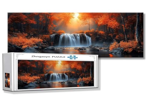Puzzle Fallen 900 Teile Herbst Puzzle Erwachsene Anspruchsvoll Groß XXL 87 x 34 cm Jigsaw Panorama, 2025 Impossible Jigsaw, Klassische Holzpuzzle für Erwachsene Männer, Frauen, ältere Menschen P-1 Puzzle Fallen 900 Teile Herbst Puzzle Erwachsene Anspruchsvoll Groß XXL 87 x 34 cm Jigsaw Panorama, 2025 Impossible Jigsaw, Klassische Holzpuzzle für Erwachsene Männer, Frauen, ältere Menschen P-1 von Zhngzoyn