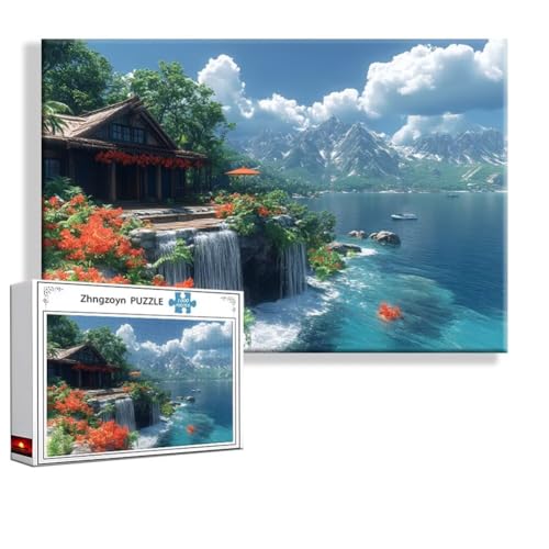 Puzzle Fallen Landschaft 1500 Teile Groß XXL 87 x 57 cm, Jigsaw Art Impossible Erwachsene Anspruchsvoll, Klassische Jigsaw Erwachsene, Junge, Mädchen, Geschicklichkeitsspiel für Die Ganze Familie W-9 Puzzle Fallen Landschaft 1500 Teile Groß XXL 87 x 57 cm, Jigsaw Art Impossible Erwachsene Anspruchsvoll, Klassische Jigsaw Erwachsene, Junge, Mädchen, Geschicklichkeitsspiel für Die Ganze Familie W-9 von Zhngzoyn