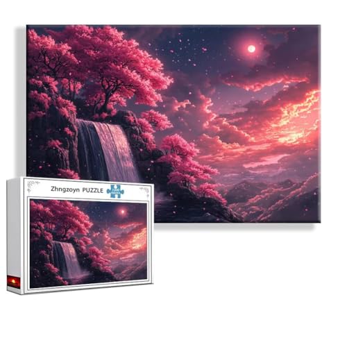 Puzzle Fallen Landschaft 2000 Teile Groß XXL 100 x 70 cm, Jigsaw art Impossible Erwachsene Anspruchsvoll, Klassische Jigsaw Erwachsene, Junge, Mädchen, Geschicklichkeitsspiel für Die Ganze Familie M-9 von Zhngzoyn
