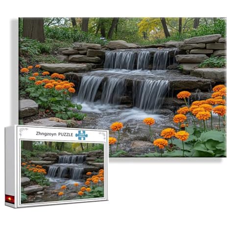 Puzzle Fallen Landschaft 2000 Teile Groß XXL 100 x 70 cm, Jigsaw art Impossible Erwachsene Anspruchsvoll, Klassische Jigsaw Erwachsene, Junge, Mädchen, Geschicklichkeitsspiel für Die Ganze Familie Z-3 von Zhngzoyn