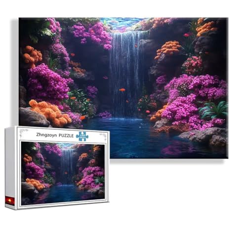 Puzzle Fallen Landschaft 2000 Teile Groß XXL 100 x 70 cm, Jigsaw art Impossible Erwachsene Anspruchsvoll, Klassische Jigsaw Erwachsene, Junge, Mädchen, Geschicklichkeitsspiel für Die Ganze Familie J-7 von Zhngzoyn