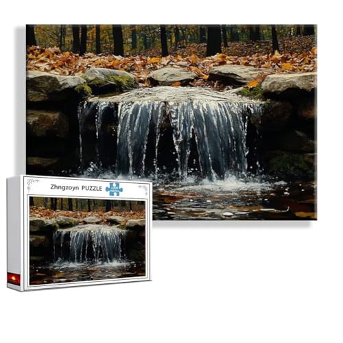 Puzzle Fallen Landschaft 2000 Teile Groß XXL 100 x 70 cm, Jigsaw art Impossible Erwachsene Anspruchsvoll, Klassische Jigsaw Erwachsene, Junge, Mädchen, Geschicklichkeitsspiel für Die Ganze Familie O-9 von Zhngzoyn