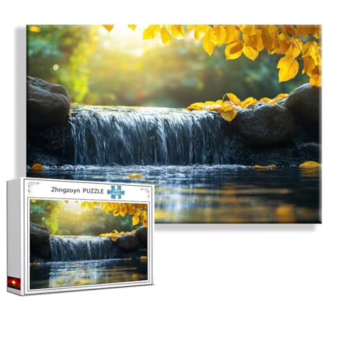 Puzzle Fallen Landschaft 5000 Teile Groß XXL 156x105 cm, Jigsaw Art Impossible Erwachsene Anspruchsvoll, Klassische Jigsaw Erwachsene, Junge, Mädchen, Geschicklichkeitsspiel für Die Ganze Familie D-0 von Zhngzoyn