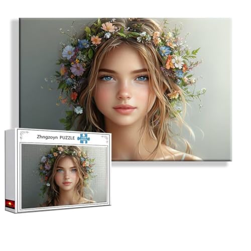 Puzzle Frau Schönheit 3000 Teile Groß XXL 120 x 80 cm, Jigsaw Art Impossible Erwachsene Anspruchsvoll, Klassische Jigsaw Erwachsene, Junge, Mädchen, Geschicklichkeitsspiel für Die Ganze Familie H-4 Puzzle Frau Schönheit 3000 Teile Groß XXL 120 x 80 cm, Jigsaw Art Impossible Erwachsene Anspruchsvoll, Klassische Jigsaw Erwachsene, Junge, Mädchen, Geschicklichkeitsspiel für Die Ganze Familie H-4 von Zhngzoyn