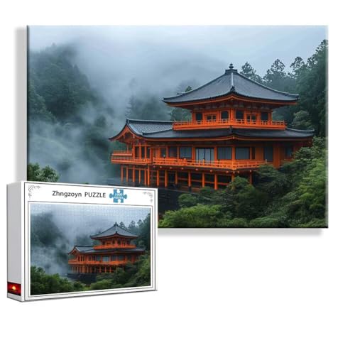 Puzzle Frühling Architektur 2000 Teile Groß XXL 100x70 cm, Jigsaw Art Impossible Erwachsene Anspruchsvoll, Klassische Jigsaw Erwachsene, Junge, Mädchen, Geschicklichkeitsspiel für Ganze Familie Z-9 von Zhngzoyn