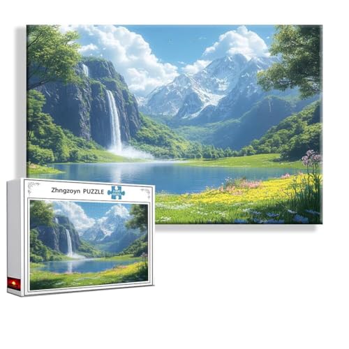 Puzzle Frühling Fallen 2000 Teile Groß XXL 100 x 70 cm, Jigsaw Art Impossible Erwachsene Anspruchsvoll, Klassische Jigsaw Erwachsene, Junge, Mädchen, Geschicklichkeitsspiel für Die Ganze Familie Z-2 von Zhngzoyn