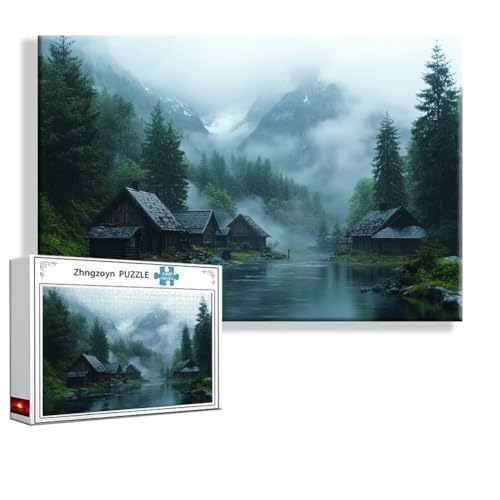 Puzzle Frühling Landschaft 1000 Teile Groß XXL 75x50 cm, Jigsaw Art Impossible Erwachsene Anspruchsvoll, Klassische Jigsaw Erwachsene, Junge, Mädchen, Geschicklichkeitsspiel für Die Ganze Familie V-1 Puzzle Frühling Landschaft 1000 Teile Groß XXL 75x50 cm, Jigsaw Art Impossible Erwachsene Anspruchsvoll, Klassische Jigsaw Erwachsene, Junge, Mädchen, Geschicklichkeitsspiel für Die Ganze Familie V-1 von Zhngzoyn