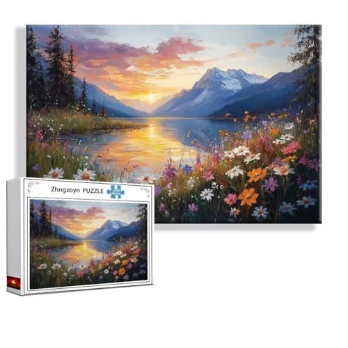 Puzzle Frühling Landschaft 2000 Teile Groß XXL 100x70 cm, Jigsaw art Impossible Erwachsene Anspruchsvoll, Klassische Jigsaw Erwachsene, Junge, Mädchen, Geschicklichkeitsspiel für Die Ganze Familie L-7 von Zhngzoyn