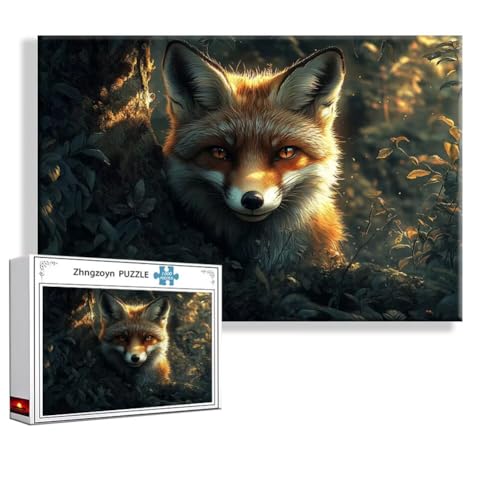 Puzzle Fuchs Tier 2000 Teile Groß XXL 100 x 70 cm, Jigsaw Art Impossible Erwachsene Anspruchsvoll, DIY Klassische Jigsaw Erwachsene, Junge, Mädchen, Geschicklichkeitsspiel für Die Ganze Familie K-4 Puzzle Fuchs Tier 2000 Teile Groß XXL 100 x 70 cm, Jigsaw Art Impossible Erwachsene Anspruchsvoll, DIY Klassische Jigsaw Erwachsene, Junge, Mädchen, Geschicklichkeitsspiel für Die Ganze Familie K-4 von Zhngzoyn