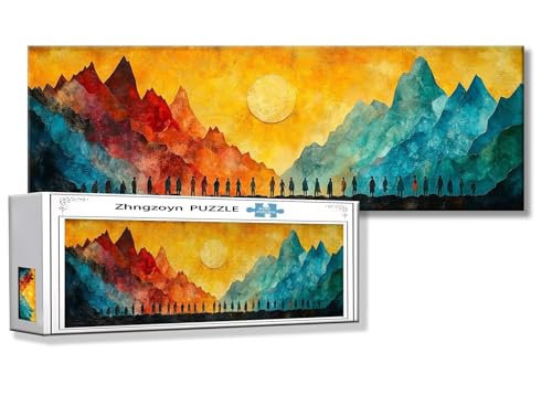 Puzzle Gebirge 900 Teile Landschaft Puzzle Erwachsene Anspruchsvoll Groß XXL 87 x 34cm Jigsaw panorama, 2025 Impossible Jigsaw, Klassische Holzpuzzle für Erwachsene Männer, Frauen, ältere Menschen D-3 Puzzle Gebirge 900 Teile Landschaft Puzzle Erwachsene Anspruchsvoll Groß XXL 87 x 34cm Jigsaw panorama, 2025 Impossible Jigsaw, Klassische Holzpuzzle für Erwachsene Männer, Frauen, ältere Menschen D-3 von Zhngzoyn