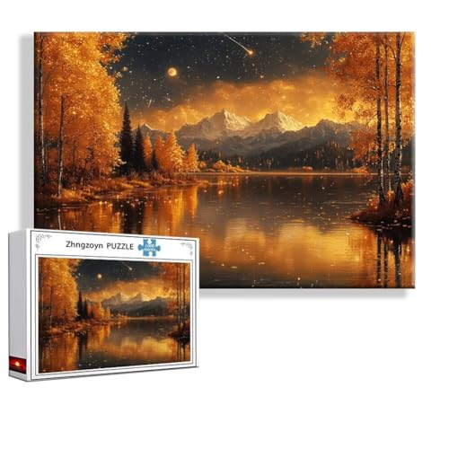 Puzzle Gebirge Landschaft 3000 Teile Groß XXL 120x80 cm, Jigsaw Art Impossible Erwachsene Anspruchsvoll, Klassische Jigsaw Erwachsene, Junge, Mädchen, Geschicklichkeitsspiel für Die Ganze Familie M-1 Puzzle Gebirge Landschaft 3000 Teile Groß XXL 120x80 cm, Jigsaw Art Impossible Erwachsene Anspruchsvoll, Klassische Jigsaw Erwachsene, Junge, Mädchen, Geschicklichkeitsspiel für Die Ganze Familie M-1 von Zhngzoyn
