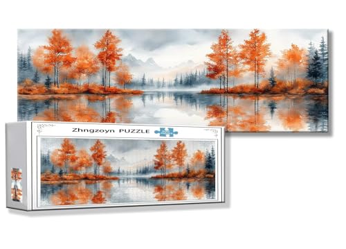 Puzzle Herbst 900 Teile Landschaft Puzzle Erwachsene Anspruchsvoll Groß XXL 87 x 34 cm Jigsaw panorama, 2025 Impossible Jigsaw, Klassische Holzpuzzle für Erwachsene Männer, Frauen, ältere Menschen H-2 Puzzle Herbst 900 Teile Landschaft Puzzle Erwachsene Anspruchsvoll Groß XXL 87 x 34 cm Jigsaw panorama, 2025 Impossible Jigsaw, Klassische Holzpuzzle für Erwachsene Männer, Frauen, ältere Menschen H-2 von Zhngzoyn