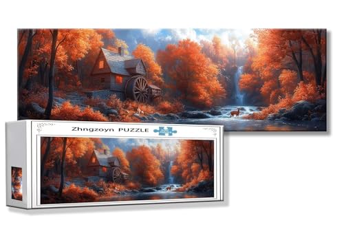 Puzzle Herbst 900 Teile Landschaft Puzzle Erwachsene Anspruchsvoll Groß XXL 87 x 34 cm Jigsaw panorama, 2025 Impossible Jigsaw, Klassische Holzpuzzle für Erwachsene Männer, Frauen, ältere Menschen J-9 Puzzle Herbst 900 Teile Landschaft Puzzle Erwachsene Anspruchsvoll Groß XXL 87 x 34 cm Jigsaw panorama, 2025 Impossible Jigsaw, Klassische Holzpuzzle für Erwachsene Männer, Frauen, ältere Menschen J-9 von Zhngzoyn