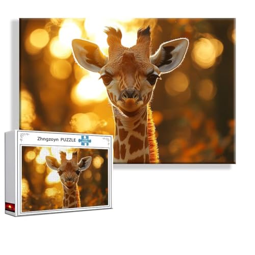 Puzzle Hirsch Tier 5000 Teile Groß XXL 156 x 105 cm, Jigsaw Art Impossible Erwachsene Anspruchsvoll, DIY Klassische Jigsaw Erwachsene, Junge, Mädchen, Geschicklichkeitsspiel für Die Ganze Familie Z-4 von Zhngzoyn