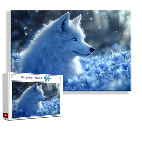 Puzzle Hund Tier 2000 Teile Groß XXL 100 x 70 cm, Jigsaw Art Impossible Erwachsene Anspruchsvoll, DIY Klassische Jigsaw Erwachsene, Junge, Mädchen, Geschicklichkeitsspiel für Die Ganze Familie H-1 von Zhngzoyn