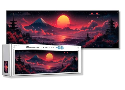Puzzle Japan 900 Teile Berg Puzzle Erwachsene Anspruchsvoll Groß XXL 87 x 34 cm Jigsaw panorama, Schwer Impossible Jigsaw, 2025 Klassische Holzpuzzle für Erwachsene Männer, Frauen, ältere Menschen X-4 Puzzle Japan 900 Teile Berg Puzzle Erwachsene Anspruchsvoll Groß XXL 87 x 34 cm Jigsaw panorama, Schwer Impossible Jigsaw, 2025 Klassische Holzpuzzle für Erwachsene Männer, Frauen, ältere Menschen X-4 von Zhngzoyn