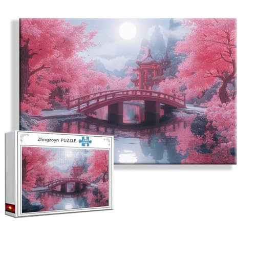 Puzzle Japan Landschaft 2000 Teile Groß XXL 100 x 70 cm, Jigsaw Art Impossible Erwachsene Anspruchsvoll, Klassische Jigsaw Erwachsene, Junge, Mädchen, Geschicklichkeitsspiel für Die Ganze Familie D-9 von Zhngzoyn
