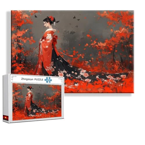 Puzzle Japan Landschaft 4000 Teile Groß XXL 140 x 87 cm, Jigsaw Art Impossible Erwachsene Anspruchsvoll, Klassische Jigsaw Erwachsene, Junge, Mädchen, Geschicklichkeitsspiel für Die Ganze Familie G-6 von Zhngzoyn