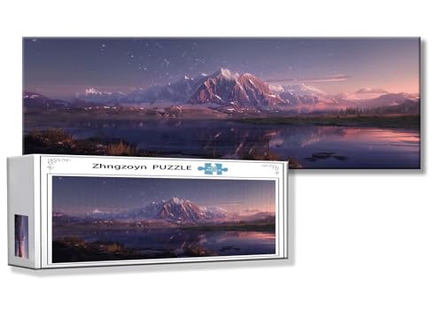 Puzzle Landschaft 900 Teile Berg Puzzle Erwachsene Anspruchsvoll Groß XXL 87 x 34 cm Jigsaw Panorama, 2025 Impossible Jigsaw, Klassische Holzpuzzle für Erwachsene Männer, Frauen, ältere Menschen Y-9 Puzzle Landschaft 900 Teile Berg Puzzle Erwachsene Anspruchsvoll Groß XXL 87 x 34 cm Jigsaw Panorama, 2025 Impossible Jigsaw, Klassische Holzpuzzle für Erwachsene Männer, Frauen, ältere Menschen Y-9 von Zhngzoyn