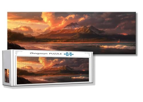 Puzzle Landschaft 900 Teile Berg Puzzle Erwachsene Anspruchsvoll Groß XXL 87 x 34 cm Jigsaw Panorama, 2025 Impossible Jigsaw, Klassische Holzpuzzle für Erwachsene Männer, Frauen, ältere Menschen M-0 Puzzle Landschaft 900 Teile Berg Puzzle Erwachsene Anspruchsvoll Groß XXL 87 x 34 cm Jigsaw Panorama, 2025 Impossible Jigsaw, Klassische Holzpuzzle für Erwachsene Männer, Frauen, ältere Menschen M-0 von Zhngzoyn