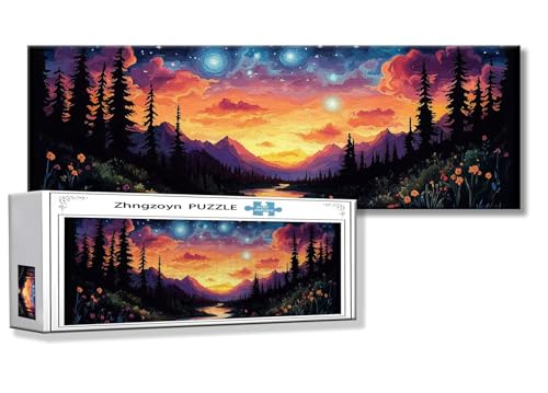 Puzzle Landschaft 900 Teile Berg Puzzle Erwachsene Anspruchsvoll Groß XXL 87 x 34 cm Jigsaw Panorama, 2025 Impossible Jigsaw, Klassische Holzpuzzle für Erwachsene Männer, Frauen, ältere Menschen E-7 Puzzle Landschaft 900 Teile Berg Puzzle Erwachsene Anspruchsvoll Groß XXL 87 x 34 cm Jigsaw Panorama, 2025 Impossible Jigsaw, Klassische Holzpuzzle für Erwachsene Männer, Frauen, ältere Menschen E-7 von Zhngzoyn