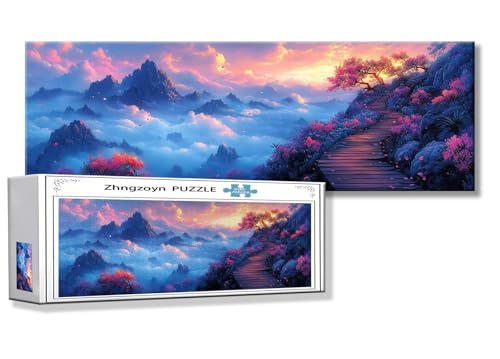 Puzzle Landschaft 900 Teile Berg Puzzle Erwachsene Anspruchsvoll Groß XXL 87 x 34 cm Jigsaw Panorama, 2025 Impossible Jigsaw, Klassische Holzpuzzle für Erwachsene Männer, Frauen, ältere Menschen V-5 Puzzle Landschaft 900 Teile Berg Puzzle Erwachsene Anspruchsvoll Groß XXL 87 x 34 cm Jigsaw Panorama, 2025 Impossible Jigsaw, Klassische Holzpuzzle für Erwachsene Männer, Frauen, ältere Menschen V-5 von Zhngzoyn