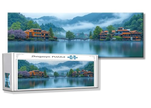 Puzzle Landschaft 900 Teile Berg Puzzle Erwachsene Anspruchsvoll Groß XXL 87 x 34 cm Jigsaw Panorama, 2025 Impossible Jigsaw, Klassische Holzpuzzle für Erwachsene Männer, Frauen, ältere Menschen R-1 Puzzle Landschaft 900 Teile Berg Puzzle Erwachsene Anspruchsvoll Groß XXL 87 x 34 cm Jigsaw Panorama, 2025 Impossible Jigsaw, Klassische Holzpuzzle für Erwachsene Männer, Frauen, ältere Menschen R-1 von Zhngzoyn