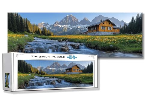 Puzzle Landschaft 900 Teile Frühling Puzzle Erwachsene Anspruchsvoll Groß XXL 87x34cm Jigsaw Panorama, 2025 Impossible Jigsaw, Klassische Holzpuzzle für Erwachsene Männer, Frauen, ältere Menschen P-8 Puzzle Landschaft 900 Teile Frühling Puzzle Erwachsene Anspruchsvoll Groß XXL 87x34cm Jigsaw Panorama, 2025 Impossible Jigsaw, Klassische Holzpuzzle für Erwachsene Männer, Frauen, ältere Menschen P-8 von Zhngzoyn