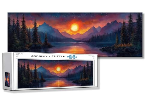 Puzzle Landschaft 900 Teile Gebirge Puzzle Erwachsene Anspruchsvoll Groß XXL 87 x 34cm Jigsaw panorama, 2025 Impossible Jigsaw, Klassische Holzpuzzle für Erwachsene Männer, Frauen, ältere Menschen F-8 Puzzle Landschaft 900 Teile Gebirge Puzzle Erwachsene Anspruchsvoll Groß XXL 87 x 34cm Jigsaw panorama, 2025 Impossible Jigsaw, Klassische Holzpuzzle für Erwachsene Männer, Frauen, ältere Menschen F-8 von Zhngzoyn