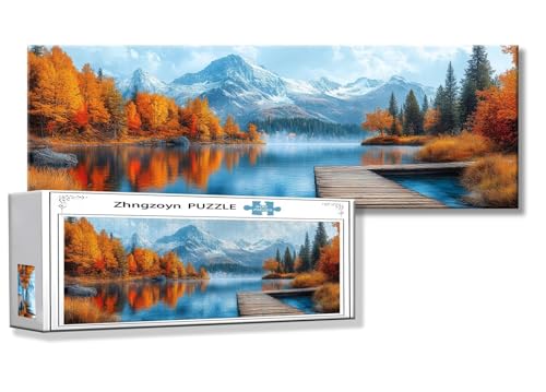 Puzzle Landschaft 900 Teile Herbst Puzzle Erwachsene Anspruchsvoll Groß XXL 87 x 34 cm Jigsaw panorama, 2025 Impossible Jigsaw, Klassische Holzpuzzle für Erwachsene Männer, Frauen, ältere Menschen E-4 Puzzle Landschaft 900 Teile Herbst Puzzle Erwachsene Anspruchsvoll Groß XXL 87 x 34 cm Jigsaw panorama, 2025 Impossible Jigsaw, Klassische Holzpuzzle für Erwachsene Männer, Frauen, ältere Menschen E-4 von Zhngzoyn